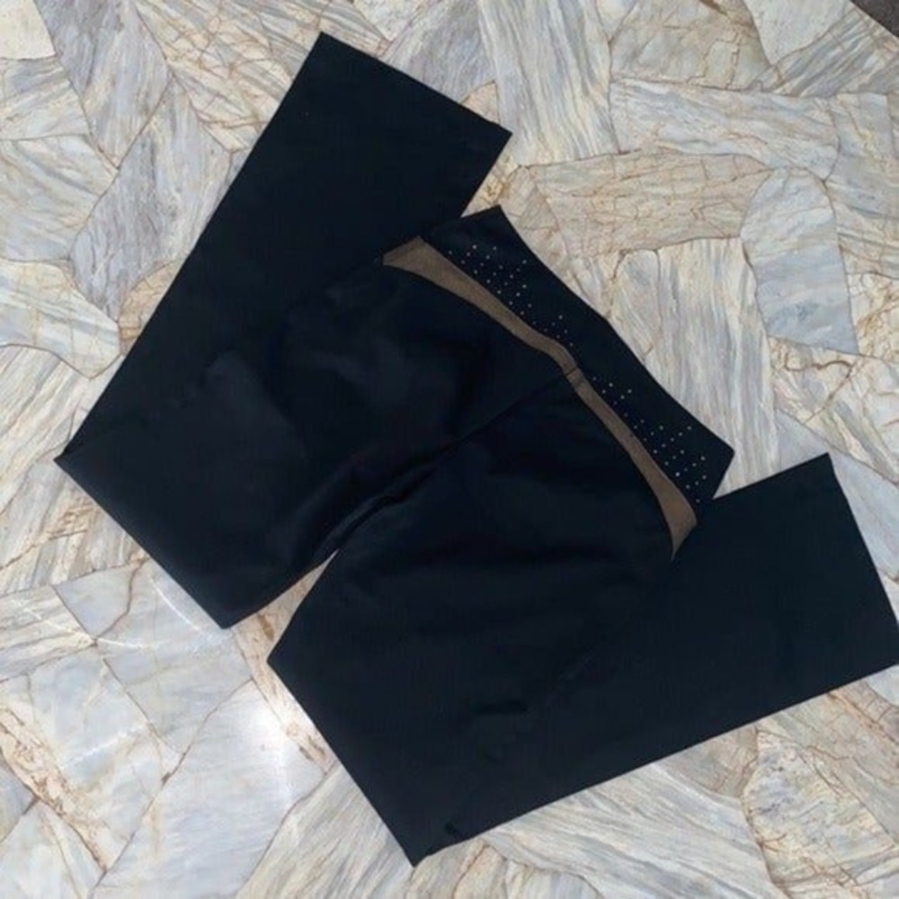 EXPRESS Mid Rise Dress Pants Black 1/2 - Picture 9 of 11